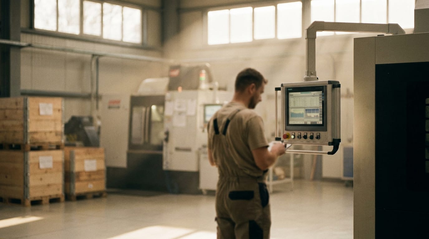 A manufacturing operations team at work